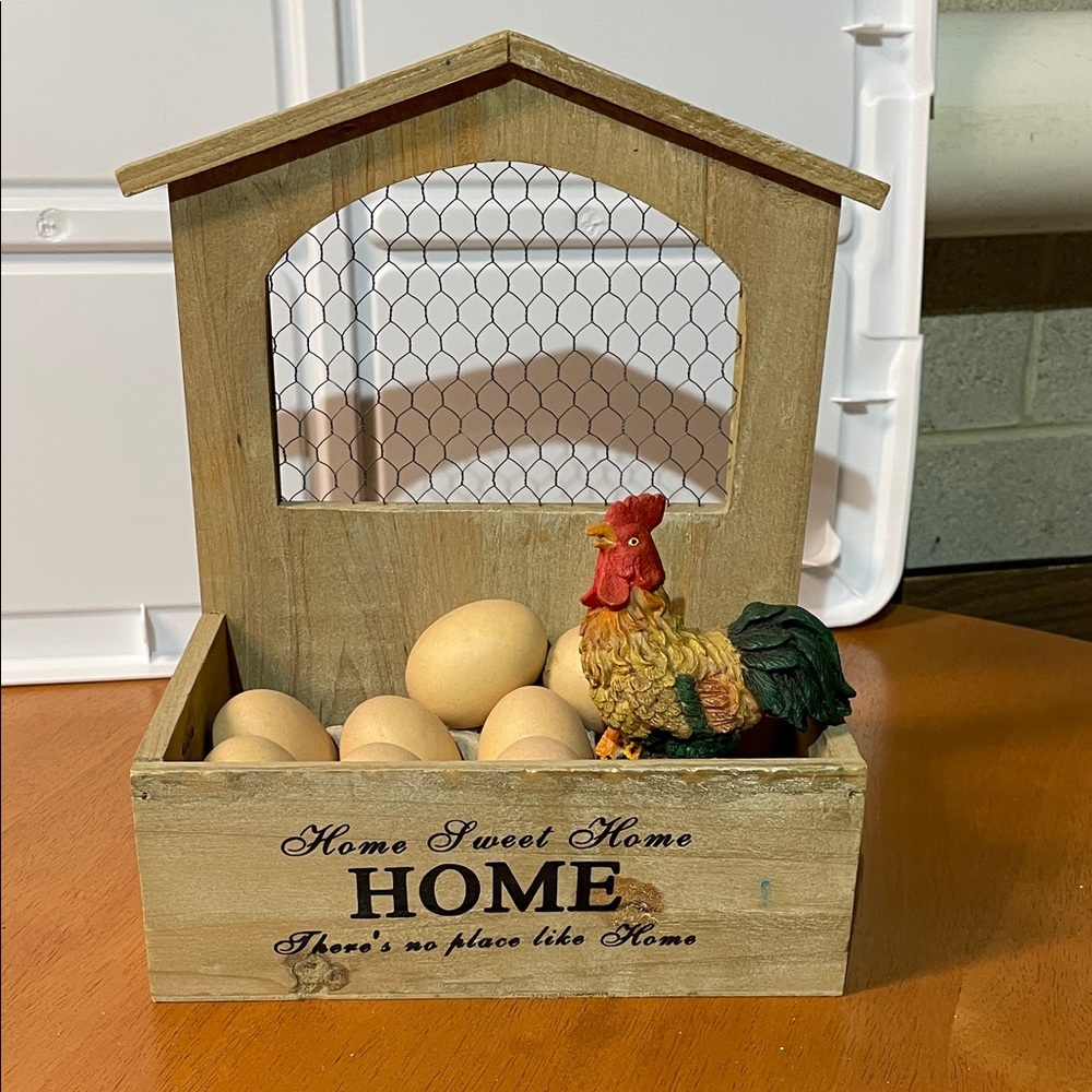 Rustic Wooden Basket
